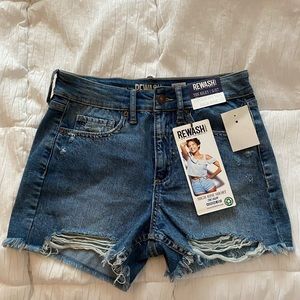 Brand new denim shorts size 5